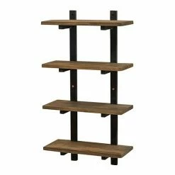 Alaterre Furniture Pomona 4-Shelf Wall Organizer