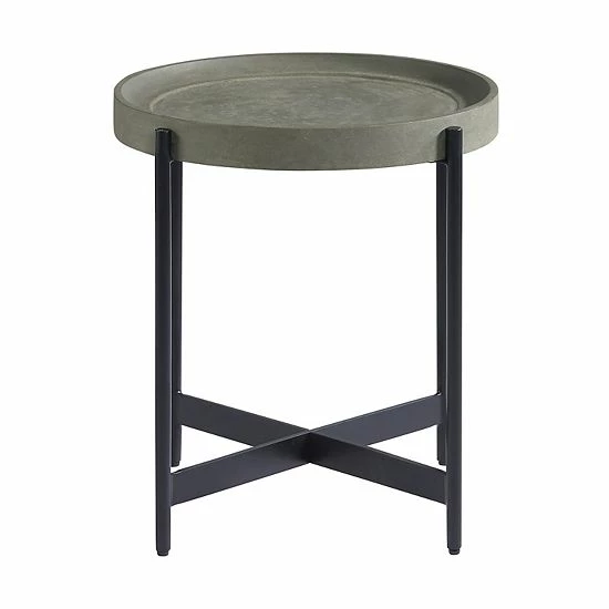 Alaterre Furniture Brookline Round End Table 1 Alaterre Furniture Brookline Round End Table