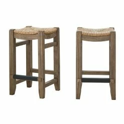 Alaterre Furniture Newport Counter Stool 2-piece Set