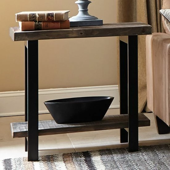 Alaterre Furniture Alaterre Pomona Rustic End Table 1 Alaterre Furniture Alaterre Pomona Rustic End Table