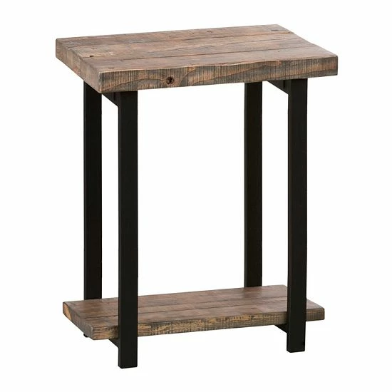 Alaterre Furniture Alaterre Pomona Rustic End Table 2 Alaterre Furniture Alaterre Pomona Rustic End Table - Image 2