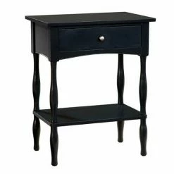 Alaterre Furniture Alaterre Shaker Cottage End Table Ivory