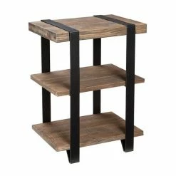 Alaterre Furniture Alaterre Modesto 2-Shelf End Table