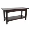 Alaterre Furniture Alaterre Shaker Cottage Bench Cherry