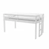 Alaterre Furniture Jasper Twin Junior Loft Bed Dove Gray