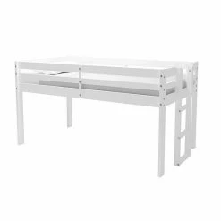 Alaterre Furniture Jasper Twin Junior Loft Bed Dove Gray
